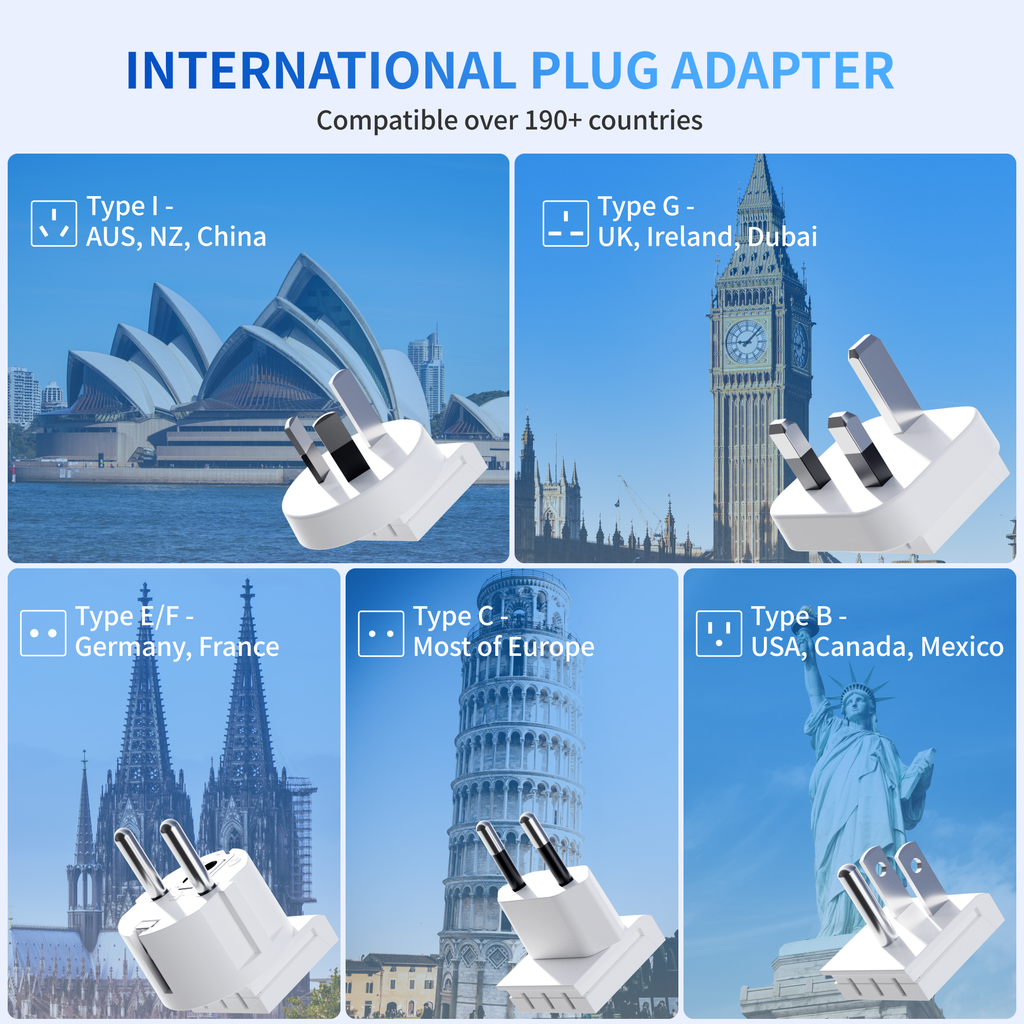 45W GaN Universal Travel Adapter