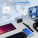 45W GaN Universal Travel Adapter